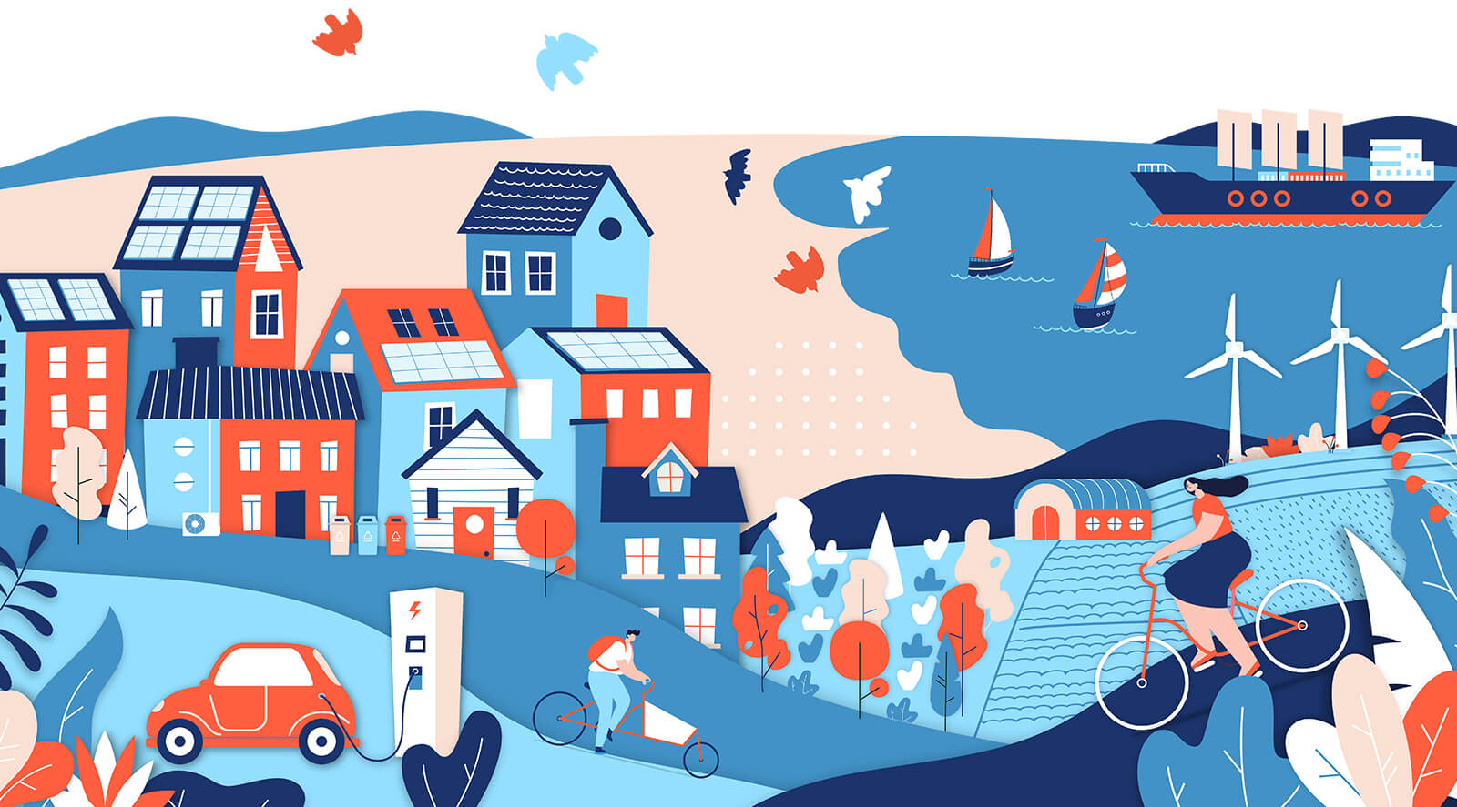 Climate Change Illustration